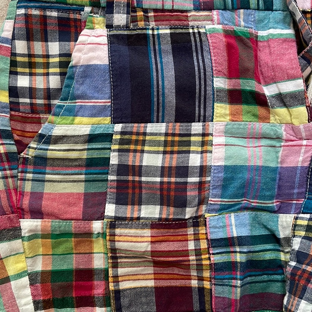 Madras shorts- adorable!